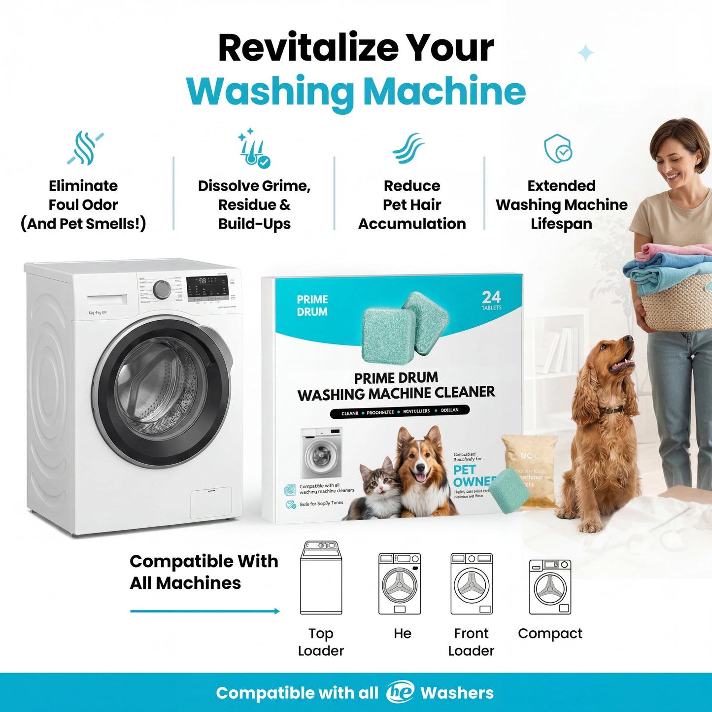PRIMEDRUM - WASHING MACHINE CLEANER PRO