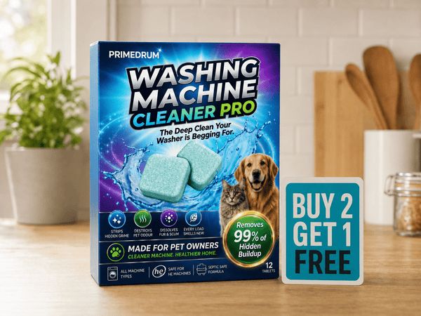 PrimeDrum Washing Machine Cleaner Pro tablets