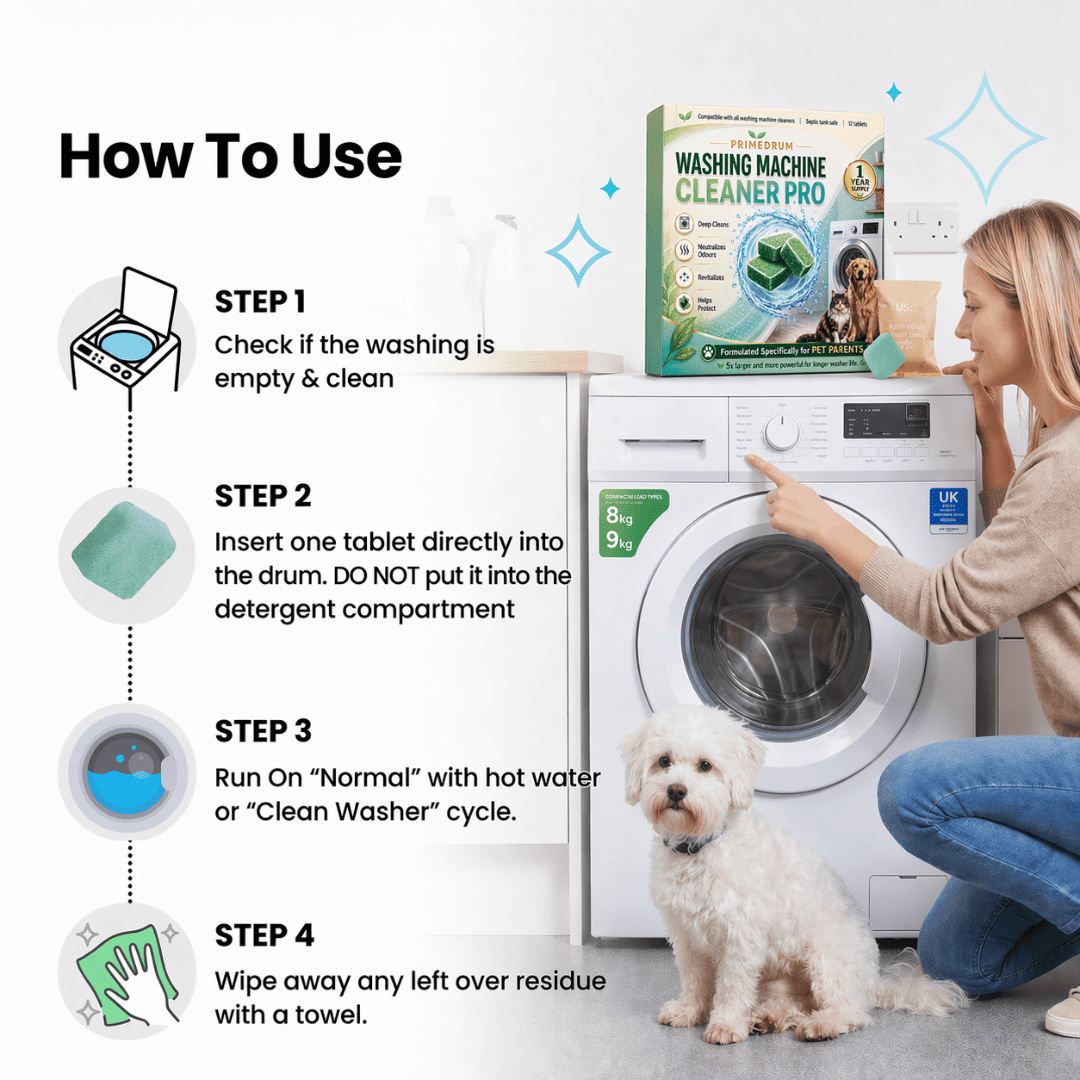 PRIMEDRUM - WASHING MACHINE CLEANER PRO