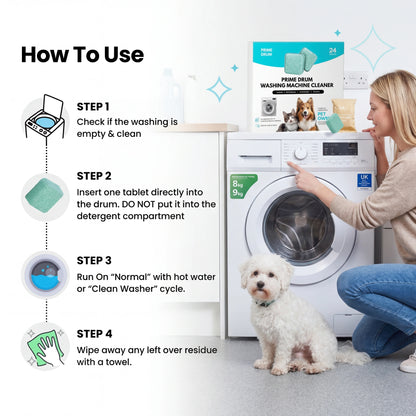 PRIMEDRUM - WASHING MACHINE CLEANER PRO