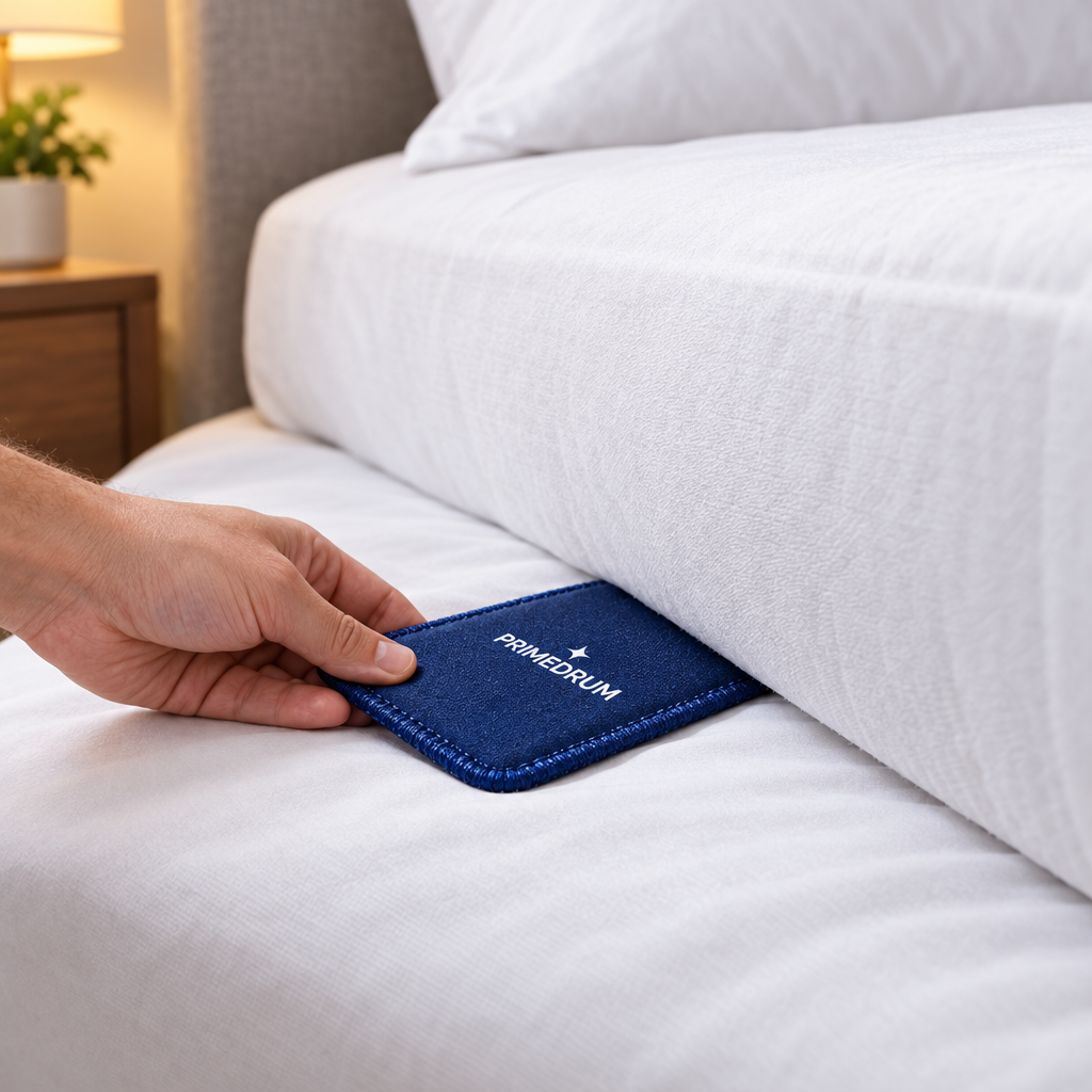 Sliding a Capture Card under the corner of a mattress